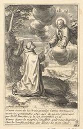 The Soul Enters in a Mystic Marriage with Christ | Wierix, Anton III (1596-1624) - Flemish printmaker. Artiest