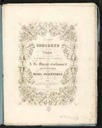 Grand concerto pour le violon avec accompagnement d'orchestre, de quatuor ou de piano | Vieuxtemps, Henry (1820-1881)