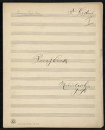 Paraphrase Mendelssohn Ysaÿe | Ysaÿe, Eugène (1858-1931) - Violoniste, compositeur et chef d'orchestre. Compositeur