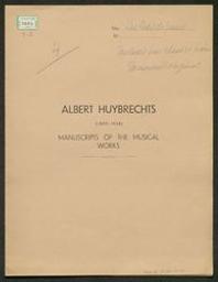 Les Roses de Saadi | Huybrechts, Albert (1899-1938) - Belgian composer. Vorige eigenaar. Componist