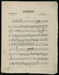 Saltarelle [pour orchestre] | Vieuxtemps, Henry (1820-1881)