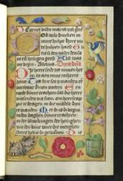 [Getijden- en gebedenboek] | Jan van Brue (geatt. ca. 1500) - Miniaturist, Miniaturist. Verluchter